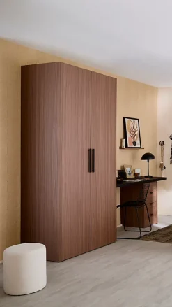 Papier peint vinyle intissé imitation chevron en textile L.1001 x l.53 cm, Galesano- Clearance