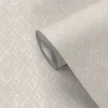 Papier peint vinyle intissé Kohev géométrique beige L. 10,05m x l. 0,53m-GoodHome Online