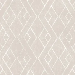 Papier peint vinyle intissé Kohev géométrique beige L. 10,05m x l. 0,53m-GoodHome Online