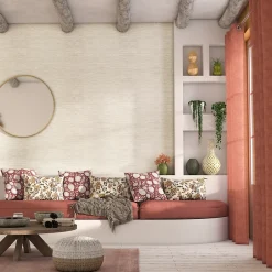 Papier peint vinyle intissé Gordo uni texturé beige L. 10,05m x l. 0,53m-GoodHome Outlet