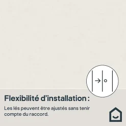 Papier peint Vinyle Intissé Moivre beige clair-GoodHome New