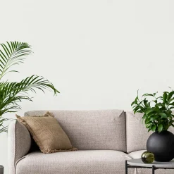 Papier peint vinyle intissé uni structuré blanc L.1000 x l.52 cm Shung-GoodHome Best