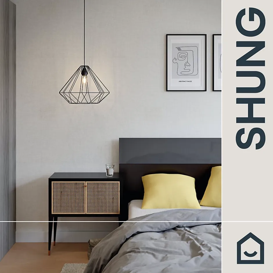 Papier peint vinyle intissé uni structuré blanc L.1000 x l.52 cm Shung-GoodHome Best