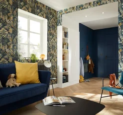 Papier peint vinyle intissé Charcoal-GoodHome New