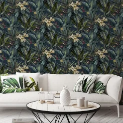 Papier peint vinyle intissé Nepata L.10 x l. 0,53 m-GoodHome Outlet