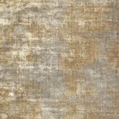 Papier peint Vinyle Intissé Giana gris clair et ocre-GoodHome
