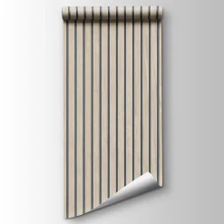 Papier peint vinyle intissé effet lattes de bois beigeL.1001 x l.53cm Ugèpa-Ugepa Hot