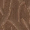 Lutece Papier peint vinyle intissé Allure mat et satiné effet Cuivre feuilles marron, rouille l.1005 x l.53 cm