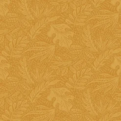 Papier peint vinyle intissé Tuklu jaune ocre l.53 cm x 10m-GoodHome Sale