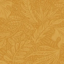 Papier peint vinyle intissé Tuklu jaune ocre l.53 cm x 10m-GoodHome Sale