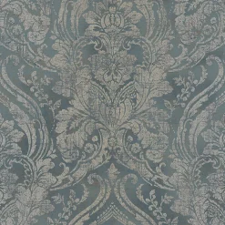 GoodHome Papier peint Vinyle Intissé Citre Sarcelle pâle