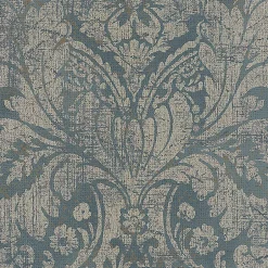 GoodHome Papier peint Vinyle Intissé Citre Sarcelle pâle