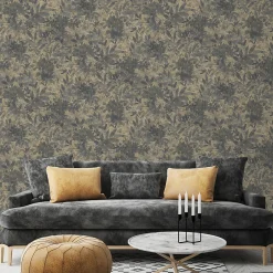 GoodHome Papier peint Vinyle Intissé Ammo gris