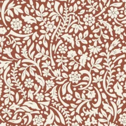 Papier peint vinyle intissé Flaumig motif floral terracotta L. 10,05m x l. 0,53m-GoodHome Sale