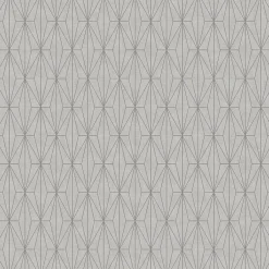 GoodHome Papier peint Vinyle Intissé Aytasi argent