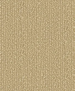 Papier peint vinyle intissé imitation jonc de mer tressé L.1001 x l.53 cm-