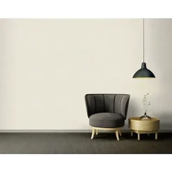 Papier peint vinyle intissé uni beige ivoire mat L.1005 x l. 53 cm As Creation Antigua-A.S. Creation New