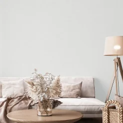 GoodHome Papier peint Vinyle Intissé Moivre blanc