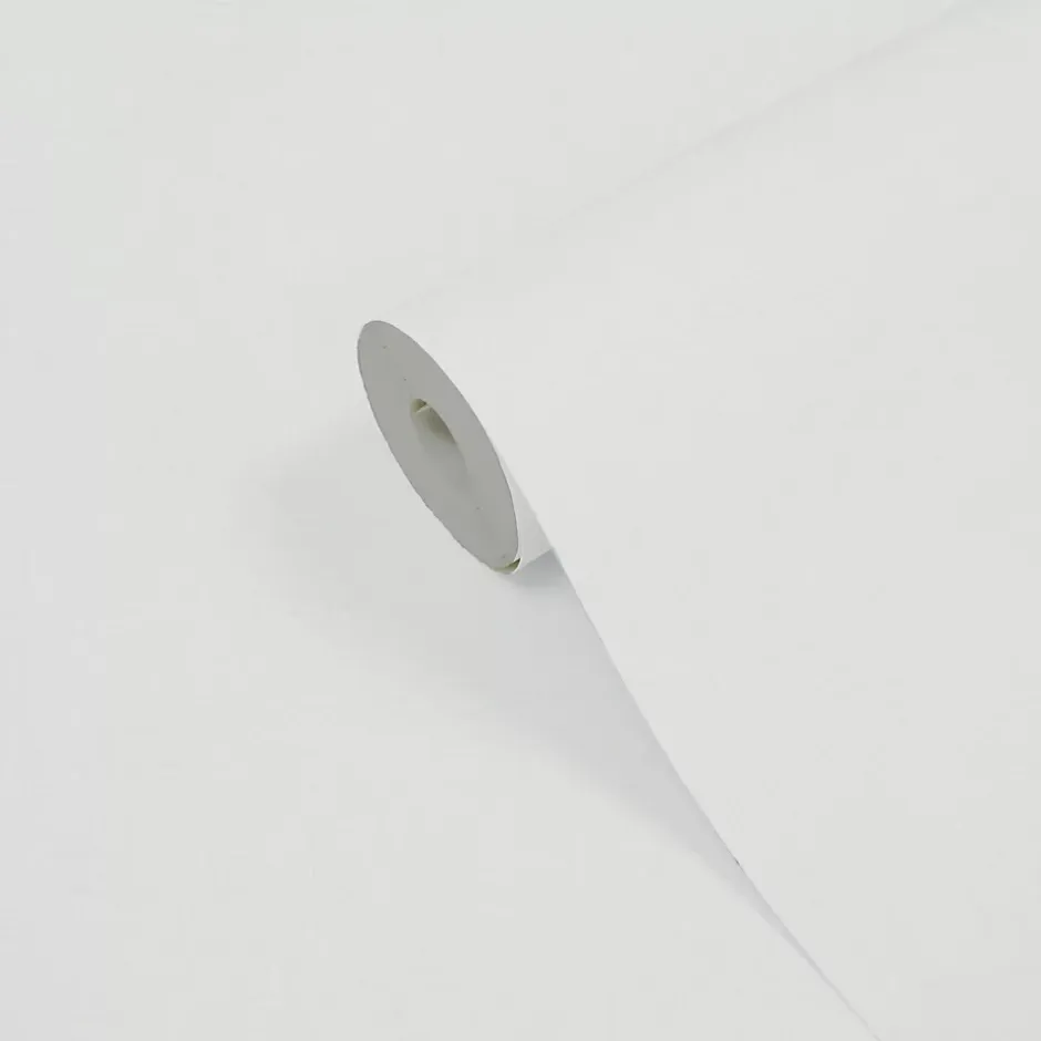 GoodHome Papier peint Vinyle Intissé Moivre blanc