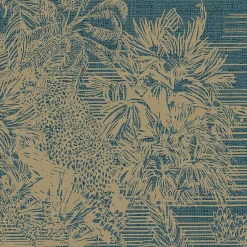 Papier peint Vinyle Intissé Augie ble-GoodHome Outlet