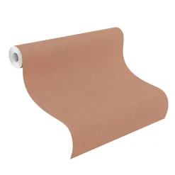 Rasch Papier peint vinyle intissé expansé pointe terracotta L.1001 x l.53cm