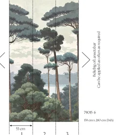 A.S. Creation Papier peint vinyle sur intissé Nature L.2.8 x l.1.59 m. - Réf. AS-790156