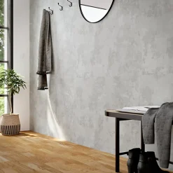 Papier peint vinyle sur intissé  Omey gris anthracite-GoodHome Outlet