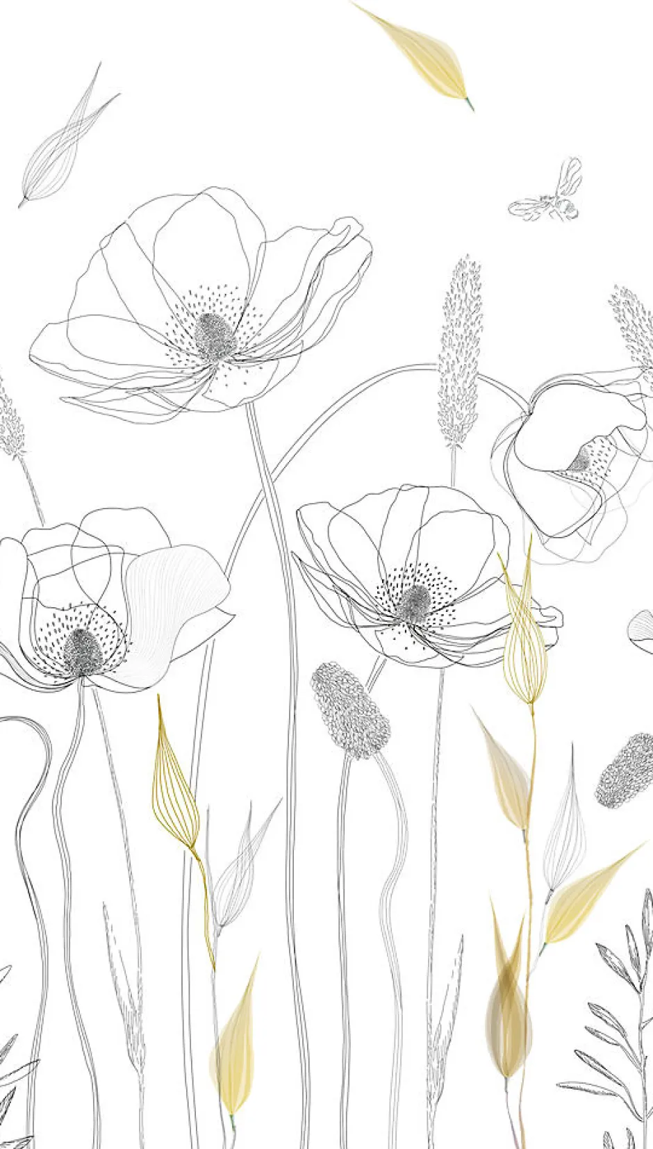 Papier peint vinyle sur intissé Fleur L.2.8 x l.1.59 m. - Réf. AS-392121-A.S. Creation Best