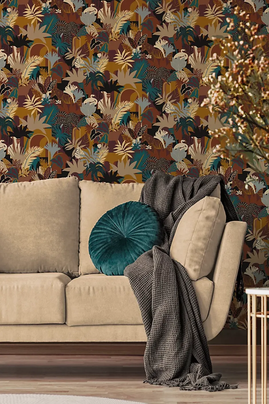 A.S. Creation Papier peint vinyle sur intissé Jungle L.10.05 x l.0.53 m. - Réf. SP15952