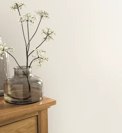 GoodHome Papier peint vinyle sur intissé Aune blanc