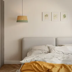 GoodHome Papier peint vinyle sur intissé  Aune blanc