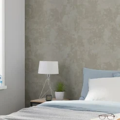 Papier peint vinyle sur intissé Omey marron-GoodHome Clearance