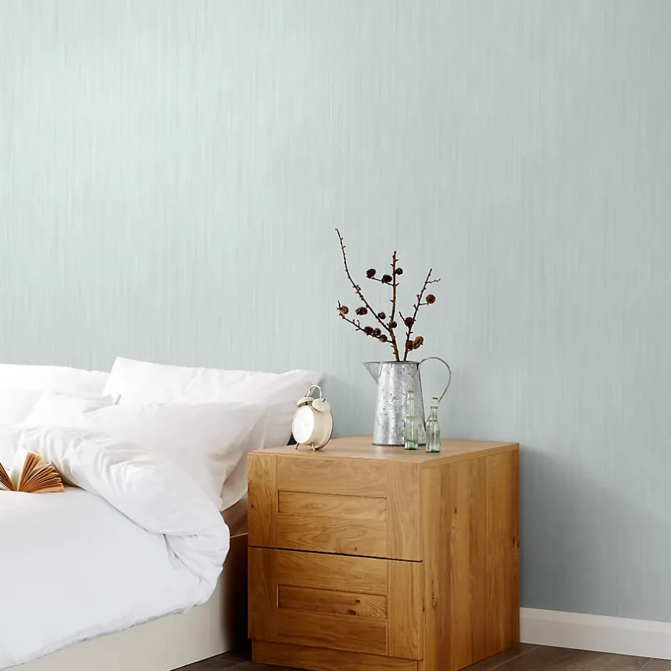 GoodHome Papier peint vinyle sur intissé Lery gris clair