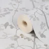 Papier peint vinyle sur intissé Bromus crème-GoodHome Discount