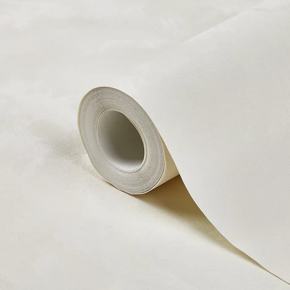 GoodHome Papier peint vinyle sur intissé Izier crème