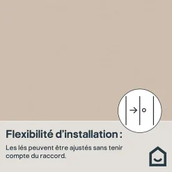 Papier peint vinyle sur intissé  Aune taupe-GoodHome Sale