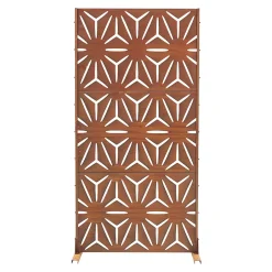 Paravent Kilsturd acier corten 180 x 90 x 40 cm rouille-Casa.Pro Outlet