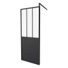 PAROI FIXE 80X200 STYLE INDUSTRIEL NOIR-Gelco Hot