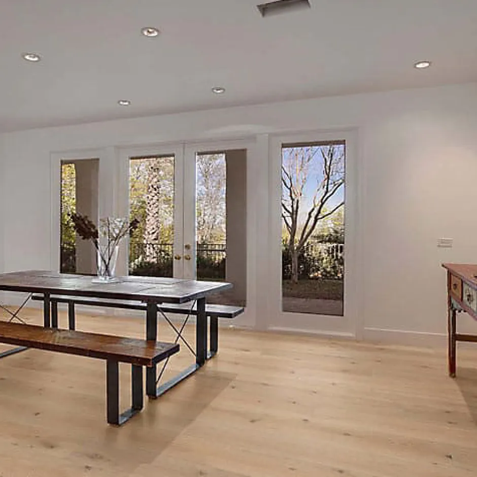 Premibel Parquet Parquet Chêne contrecollé verni brossé Rustique Sherlock 150x14mm - Longueurs Variables - 4mm de couche d'usure -