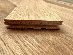 Masterbrico Parquet chêne massif brut Ep. 16mm, l.90mm, long.400 à 1000mm sans noeuds et sans aubiers - Qualité premium