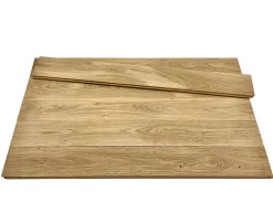 Masterbrico Parquet chêne massif huilé naturel Ep. 16mm, l.90mm, long.400 à 1000mm sans noeuds et sans aubiers - Qualité premium
