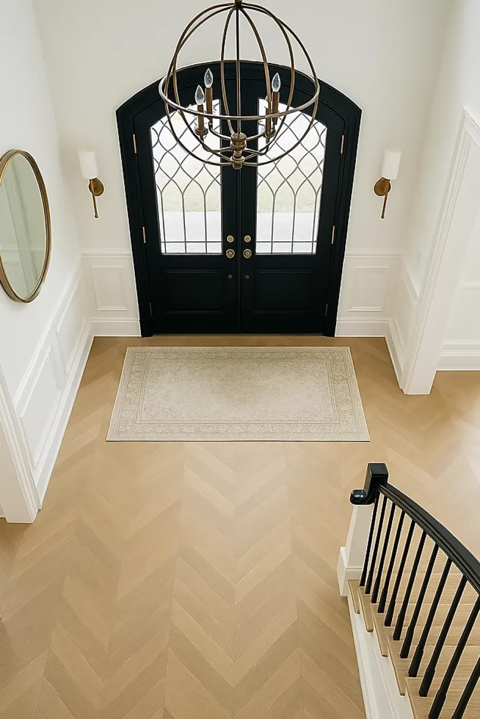 Parquet chêne massif point de hongrie brut Ep.16mm, l.90mm Long. 850mm avec chanfreins sans noeuds et sans aubiers-Masterbrico