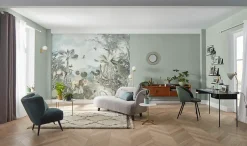 GoodHome Parquet contrecollé à coller point de hongrie en chêne Eslov finition vernis mat coloris naturel L.54 x l.9 x ép.1,4 cm