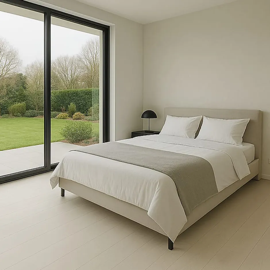 Parquet contrecollé Chêne naturel - Lame droite - Huilé blanc - Effet brut - 1900x190x14mm-Wood And Cotta