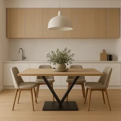 Wood And Cotta Parquet contrecollé Chêne naturel - Lame droite - Huilé - Lissé Doux - 2130x145x14mm