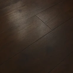 Wood And Cotta Parquet contrecollé Chêne naturel - Lame droite - Huilé - Fumé foncé - 2200x260x15mm