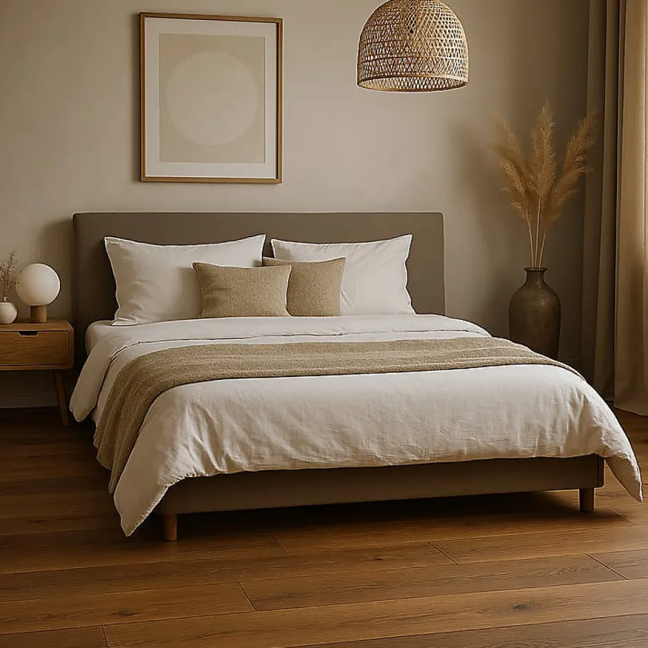 Parquet contrecollé Chêne naturel - Lame droite - Huilé - Fumé foncé 1900x190x14mm-Wood And Cotta Online