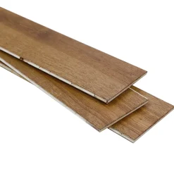 Parquet contrecollé clipsable Skara M en chêne verni brun rustique-GoodHome Hot