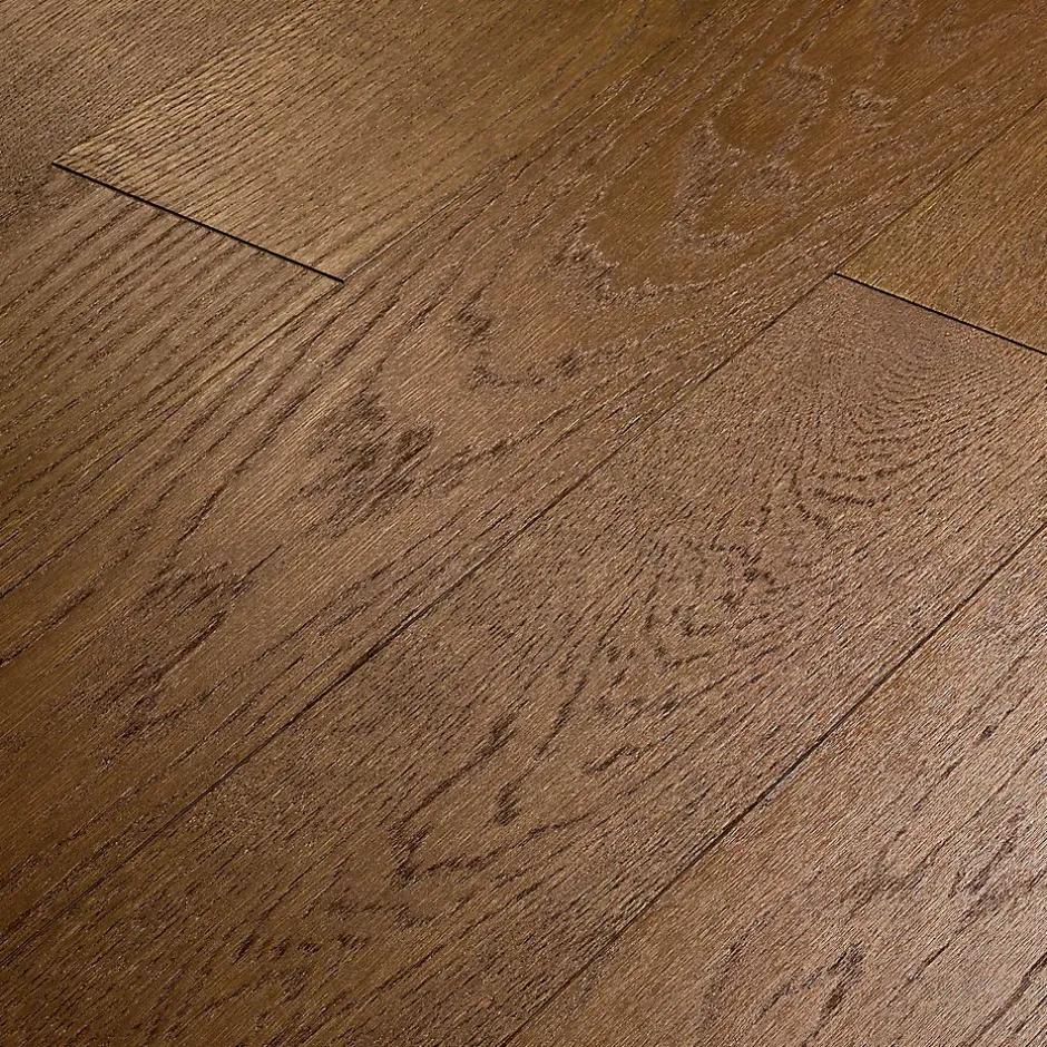 Parquet contrecollé clipsable Skara L en chêne huilé rustique compatible pièces humides-GoodHome Outlet