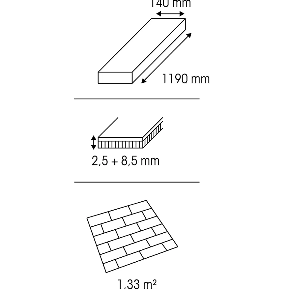 Parquet contrecollé clipsable Skara L en chêne huilé rustique compatible pièces humides-GoodHome Outlet
